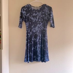 above knee length 3/4 sleeve navy blue dress from SexyJeans